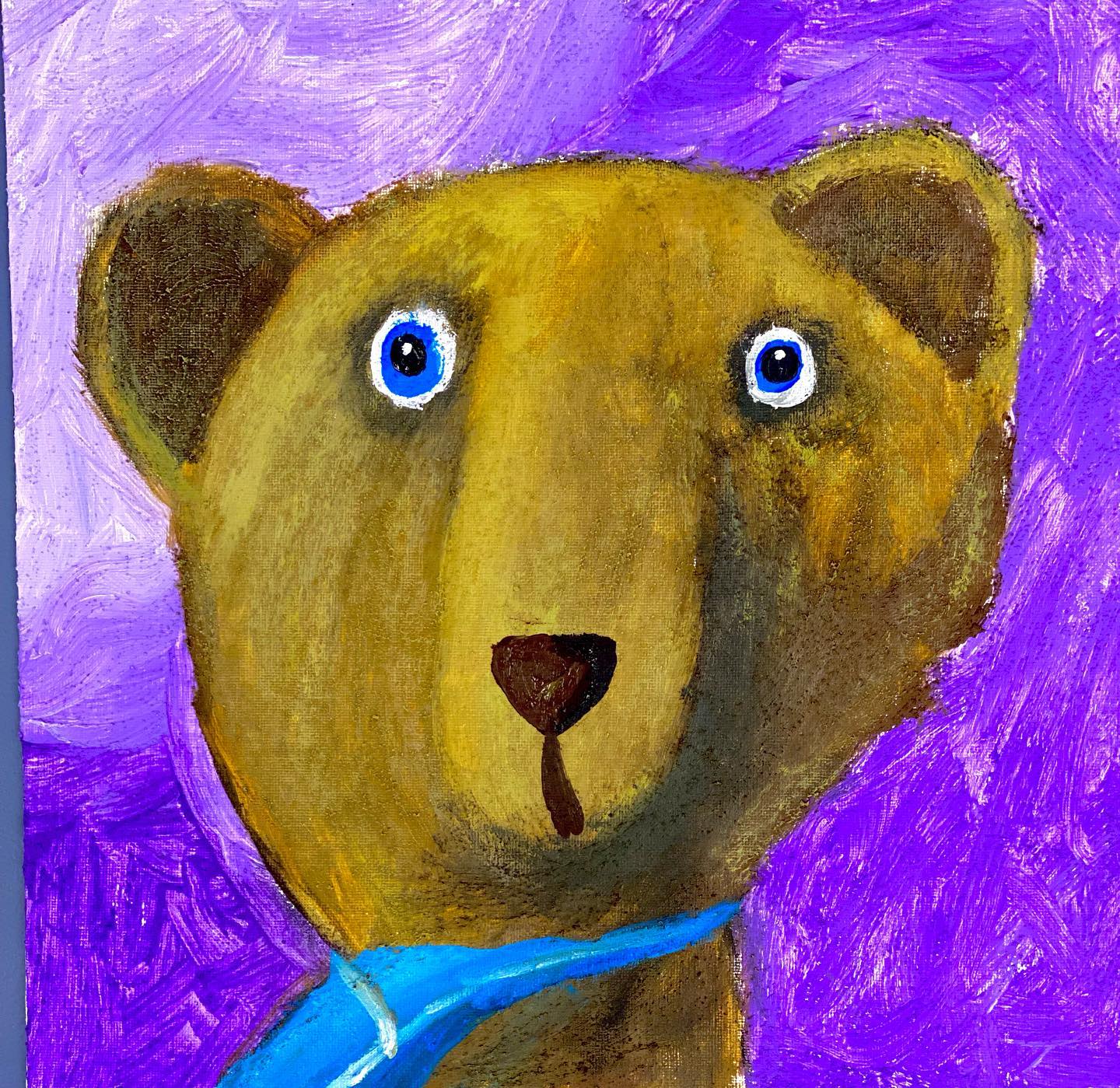 Acryl Bild von Kiryl aus dem Kindermalkurs